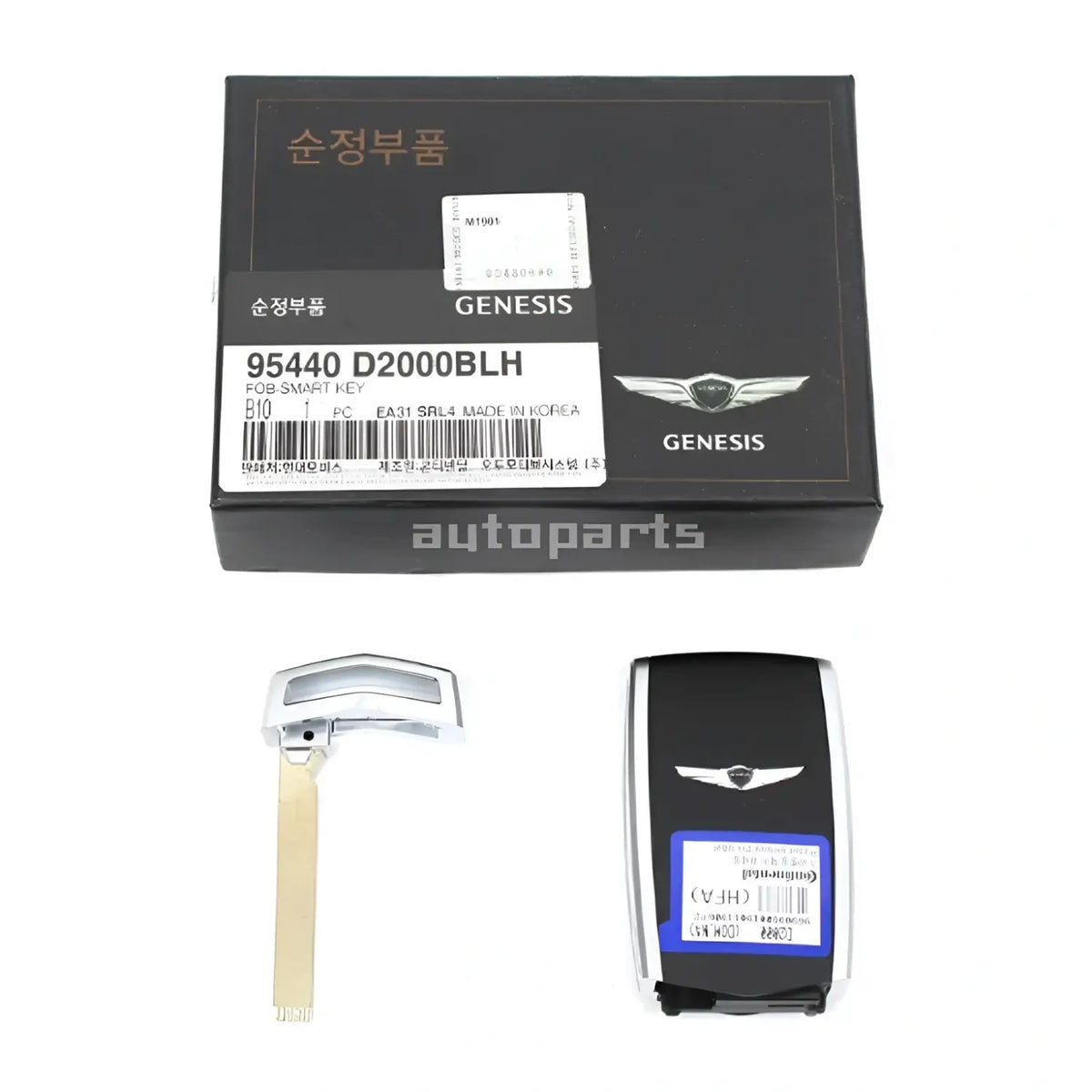 Genuine 95440D2000BLH FOB Remote Smart Key For GENESIS G80 2017-2020