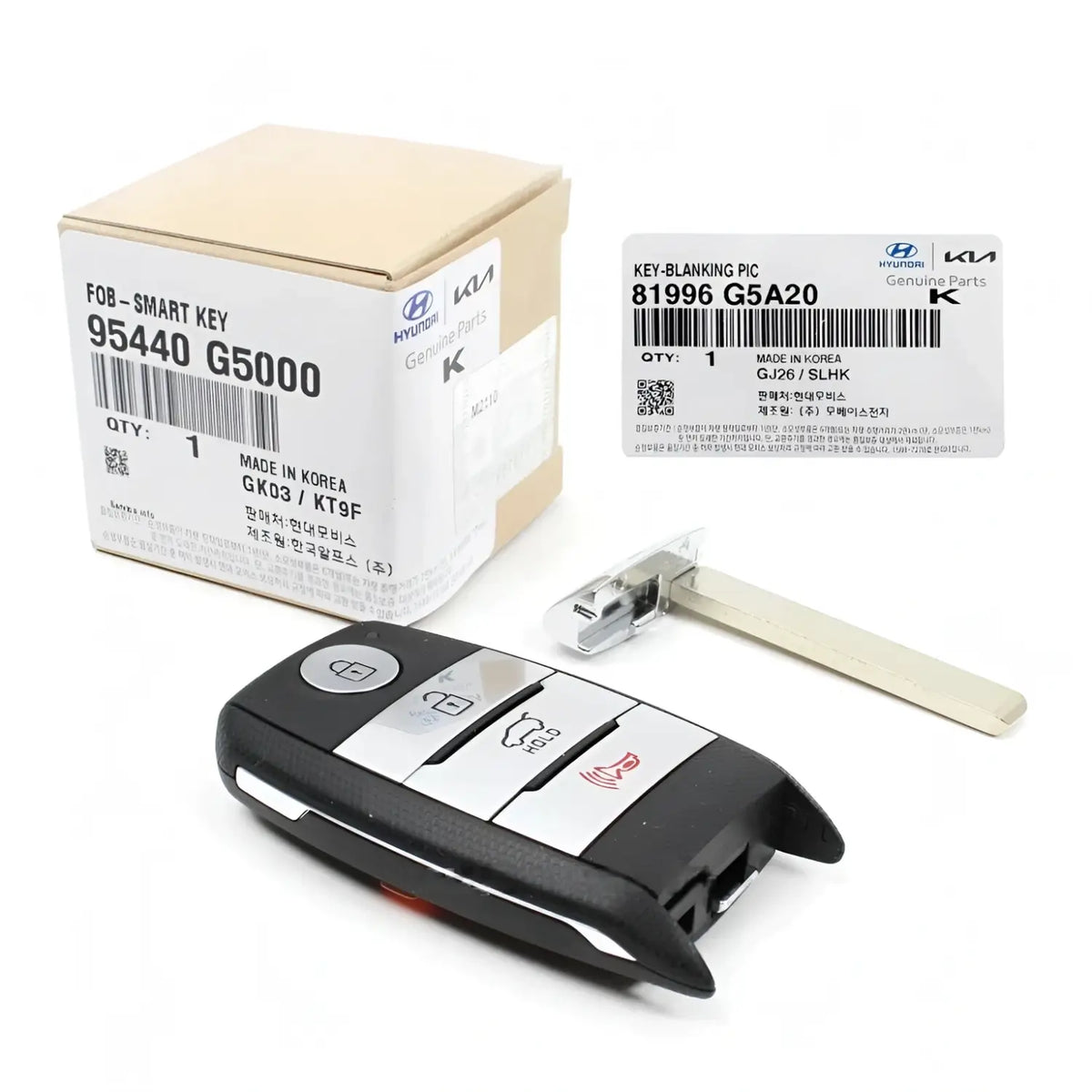 Genuine 95440G5000 FOB Smart Key Entry Remote Insert Key For Kia Niro 2017-2019