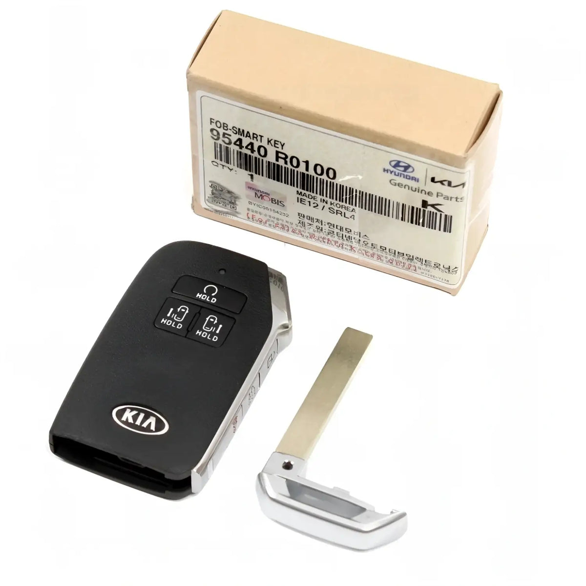 Genuine 95440R0100 81996R0710 FOB Smart Key + Key Blank For Kia Carnival 2022-