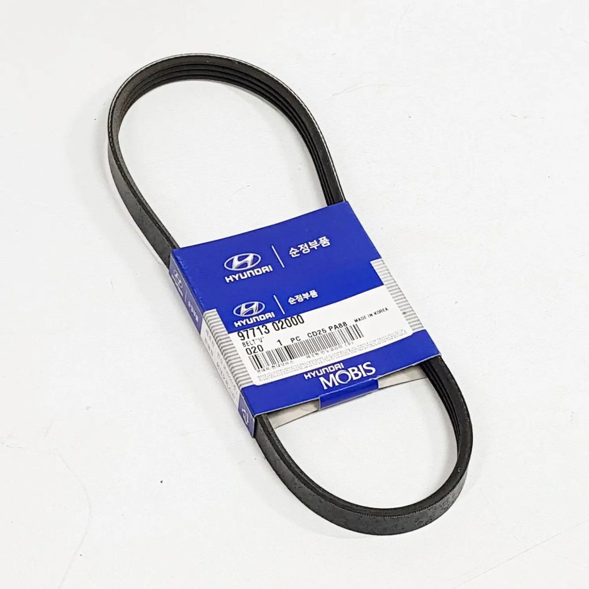 Genuine 9771302000 4PK675 A/C Compressor Belt For Hyundai Getz Click 1.1L 02-10