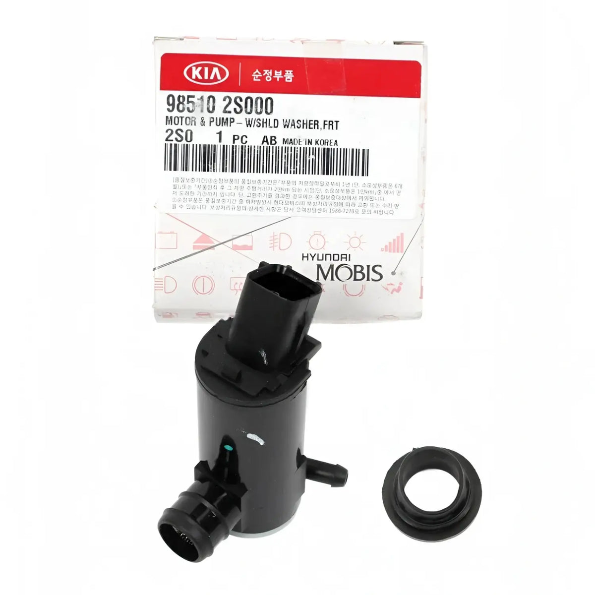 Genuine 985102S000 Washer Pump & Grommet For Hyundai Tucson 2005-2017