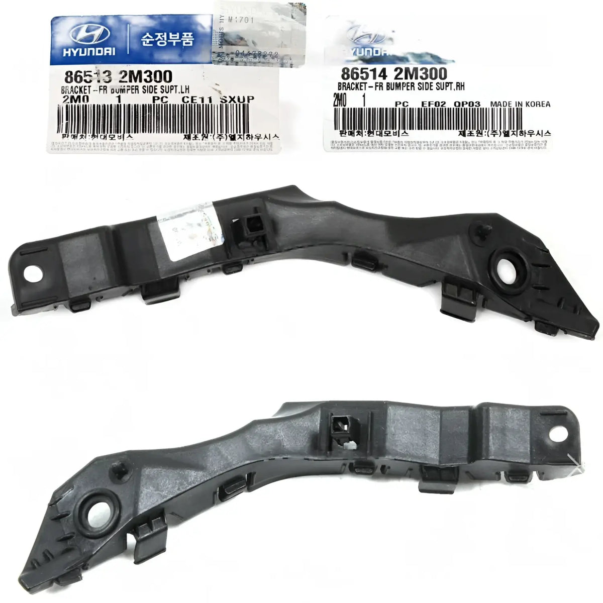 Genuine Bumper Bracket Front Left Right 2EA 1SET For Genesis Coupe 2013-2016