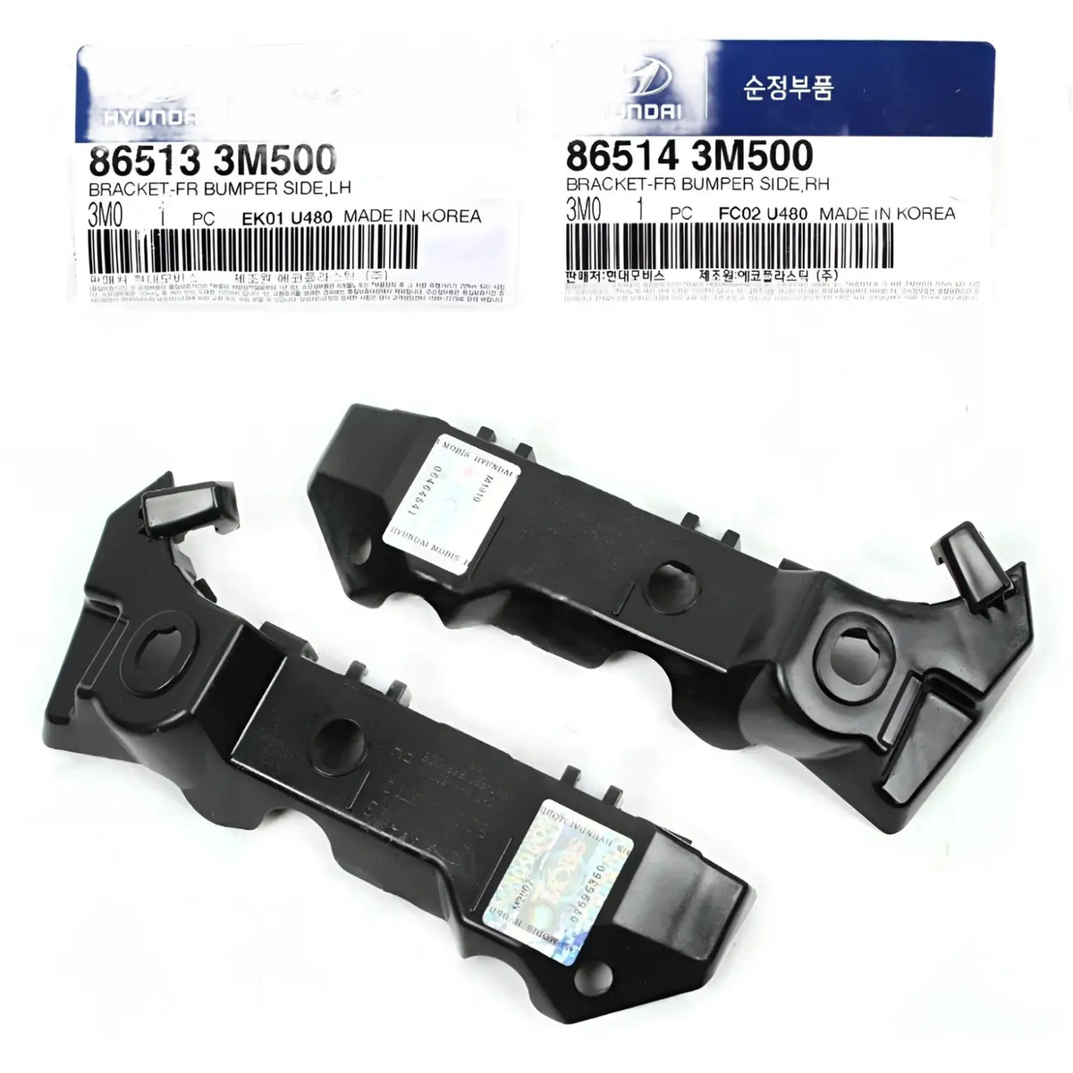 Genuine Bumper Bracket Front Left Right LH RH 2EA For Hyundai Genesis 2012-2014