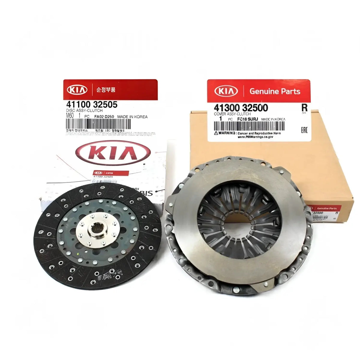Genuine Clutch & Disc 2EA 1SET For Elantra Veloster Forte 1.6L Turbo 2013-2023