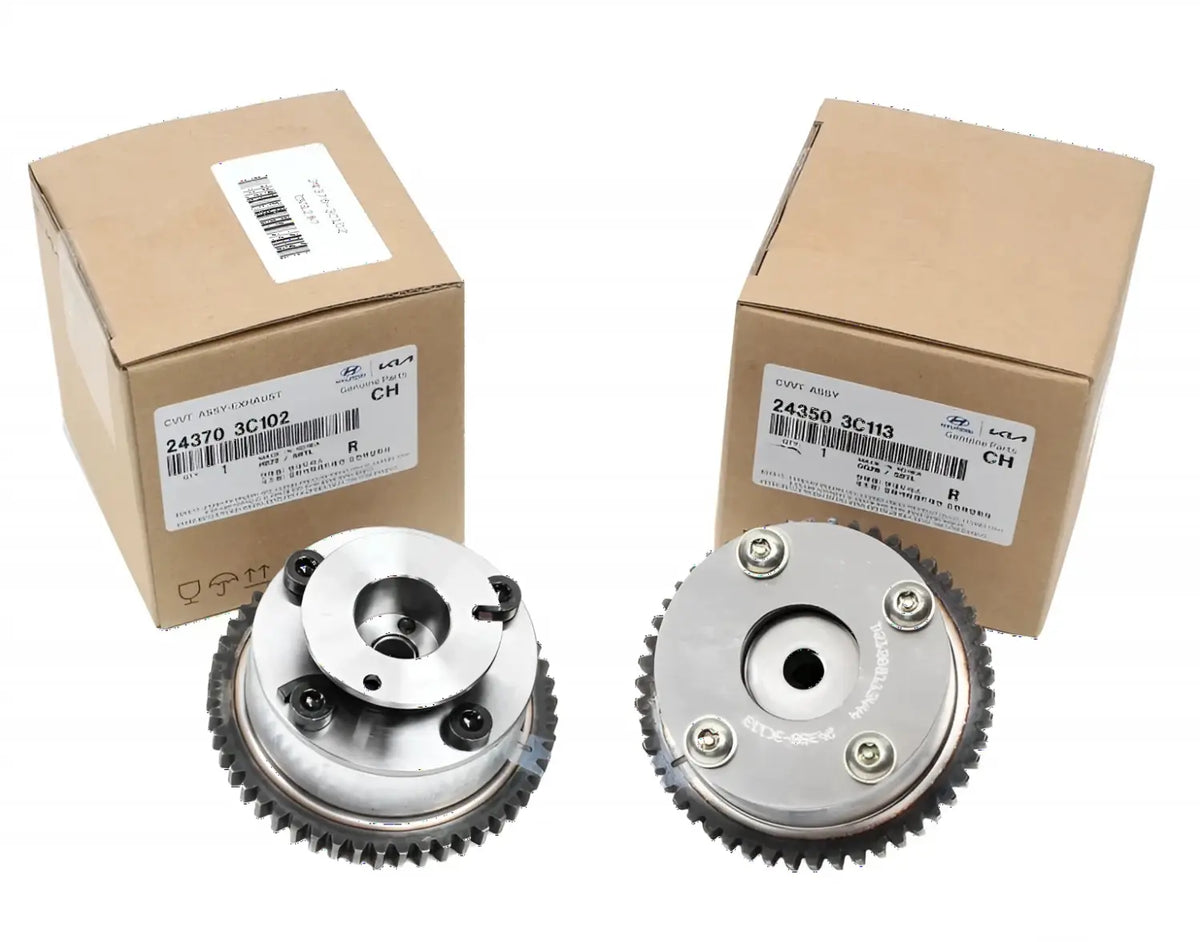 Genuine CVVT Intake Exhaust Camshaft Gear Set For Hyundai 3.3L 3.8L 2007-2014