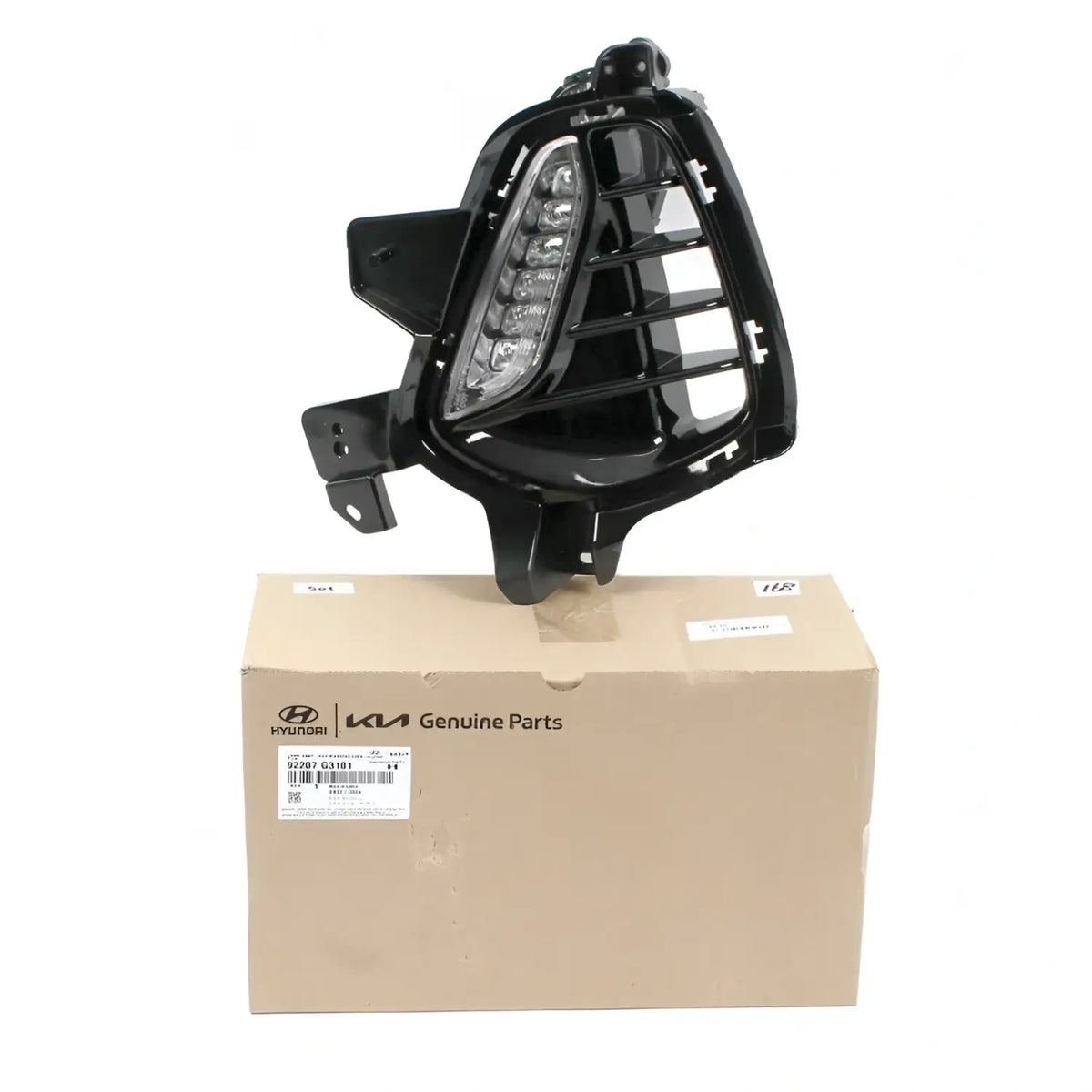 Genuine DRL Fog Lamp & Cover 2EA Left Driver For Hyundai Elantra GT 2018-2020