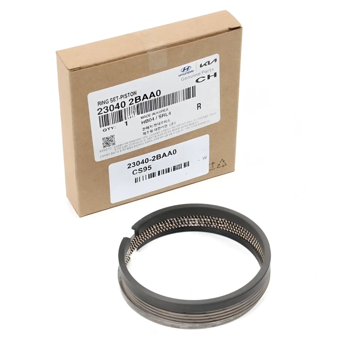 Genuine Engine Piston Rings STD For Elantra Veloster Forte Soul 1.6L Turbo 13-20