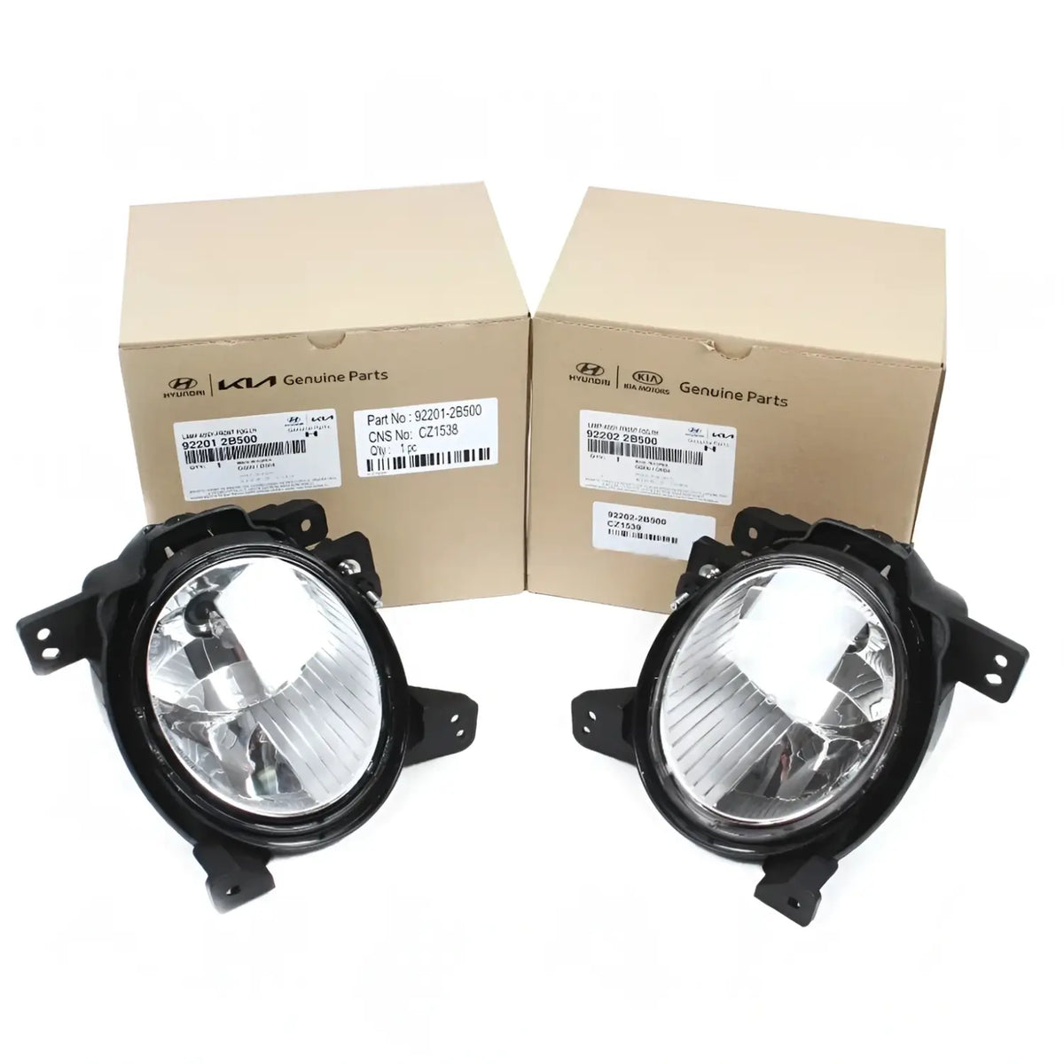 Genuine Fog Light Lamp Front Left Right 2EA For Hyundai Santa Fe 2010-2012