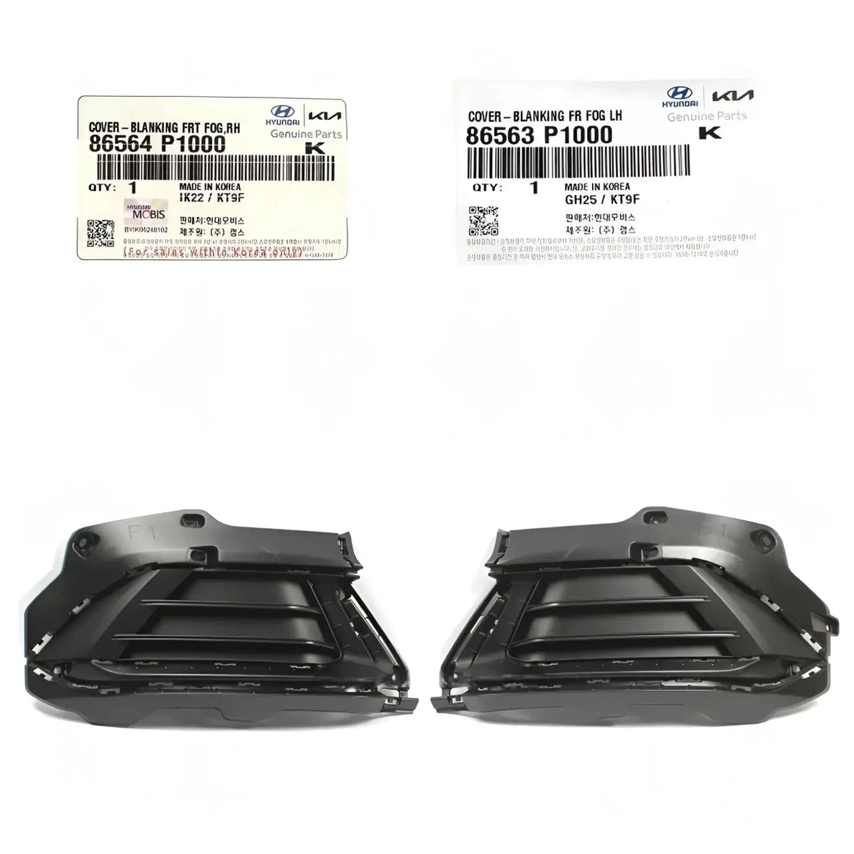Genuine Front Bumper Blanking Cover Left Right 2EA 1SET For Kia Sportage 2023