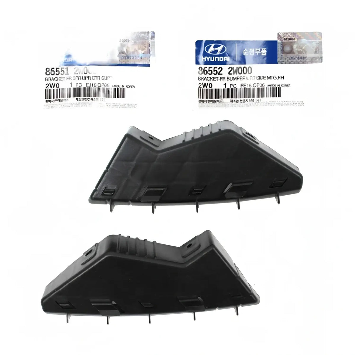 Genuine Front Bumper Bracket Left Right 2EA-1SET For Hyundai Santa Fe 2013-2019