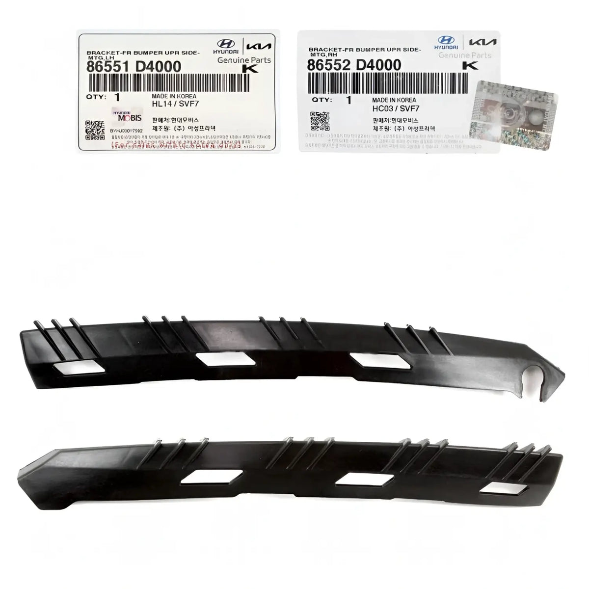 Genuine Front Bumper Bracket Left Right 2EA - 1SET For Kia Optima 2016-2020
