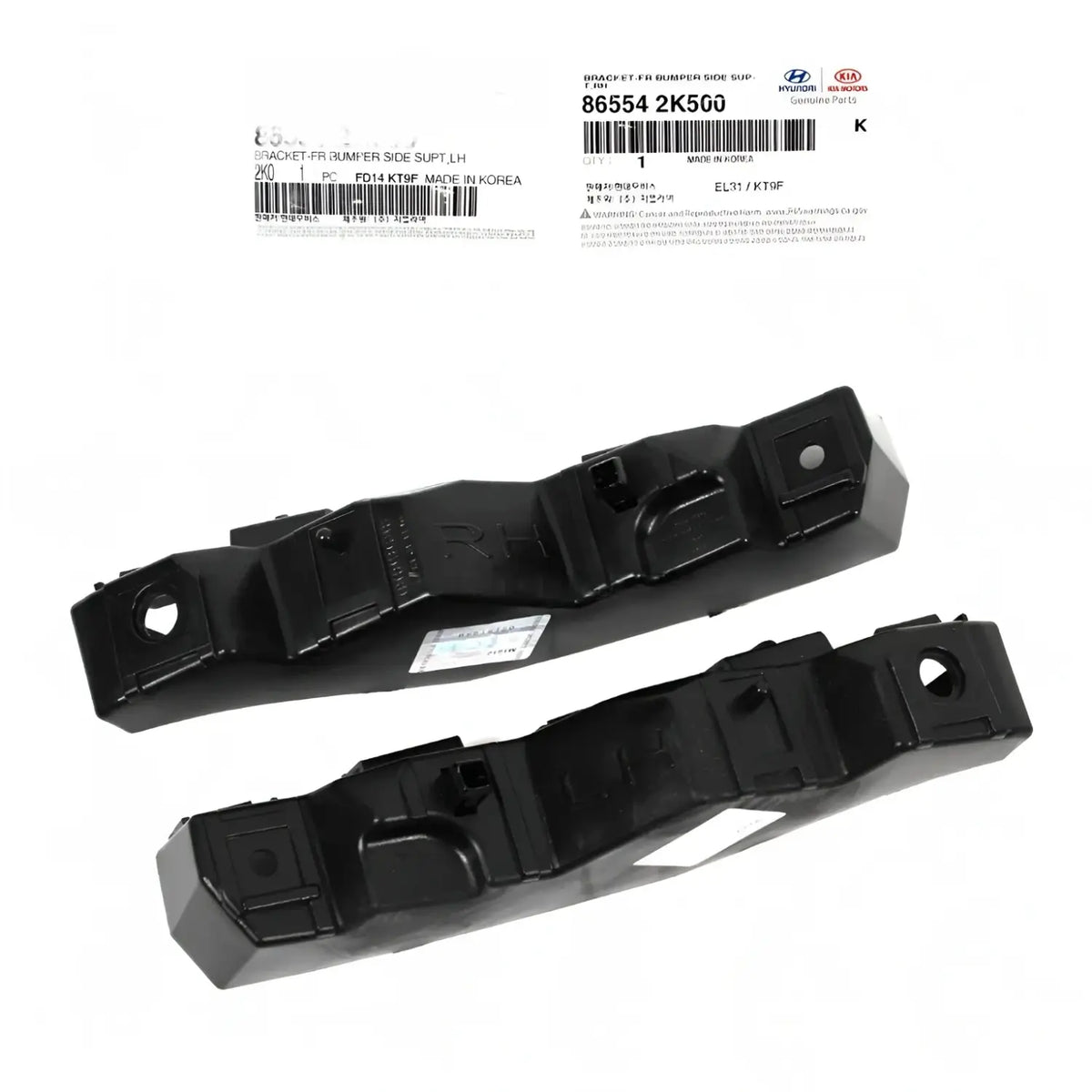 Genuine Front Bumper Bracket Left Right 2EA 1SET For Kia Soul 2012-2013