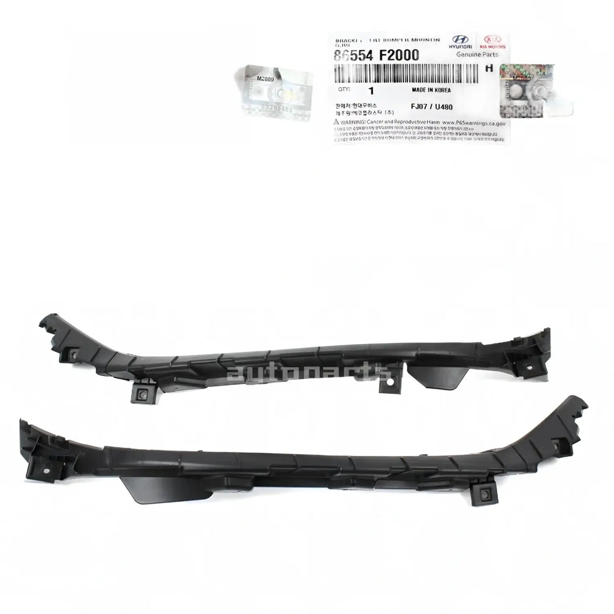 Genuine Front Bumper Bracket Left Right 2EA For Hyundai Elantra 2017-2018