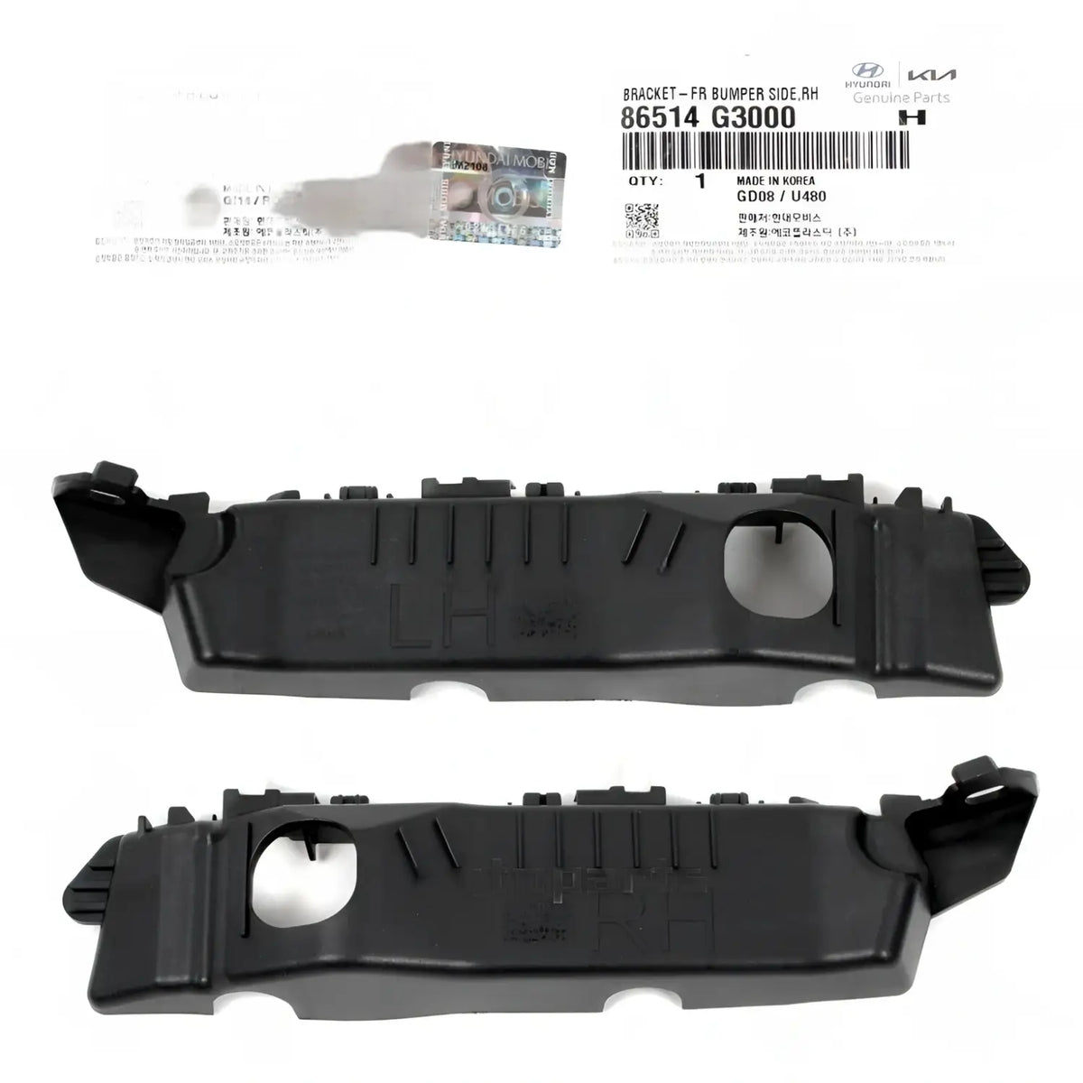 Genuine Front Bumper Bracket Left Right 2EA For Hyundai Elantra GT 2018-2020
