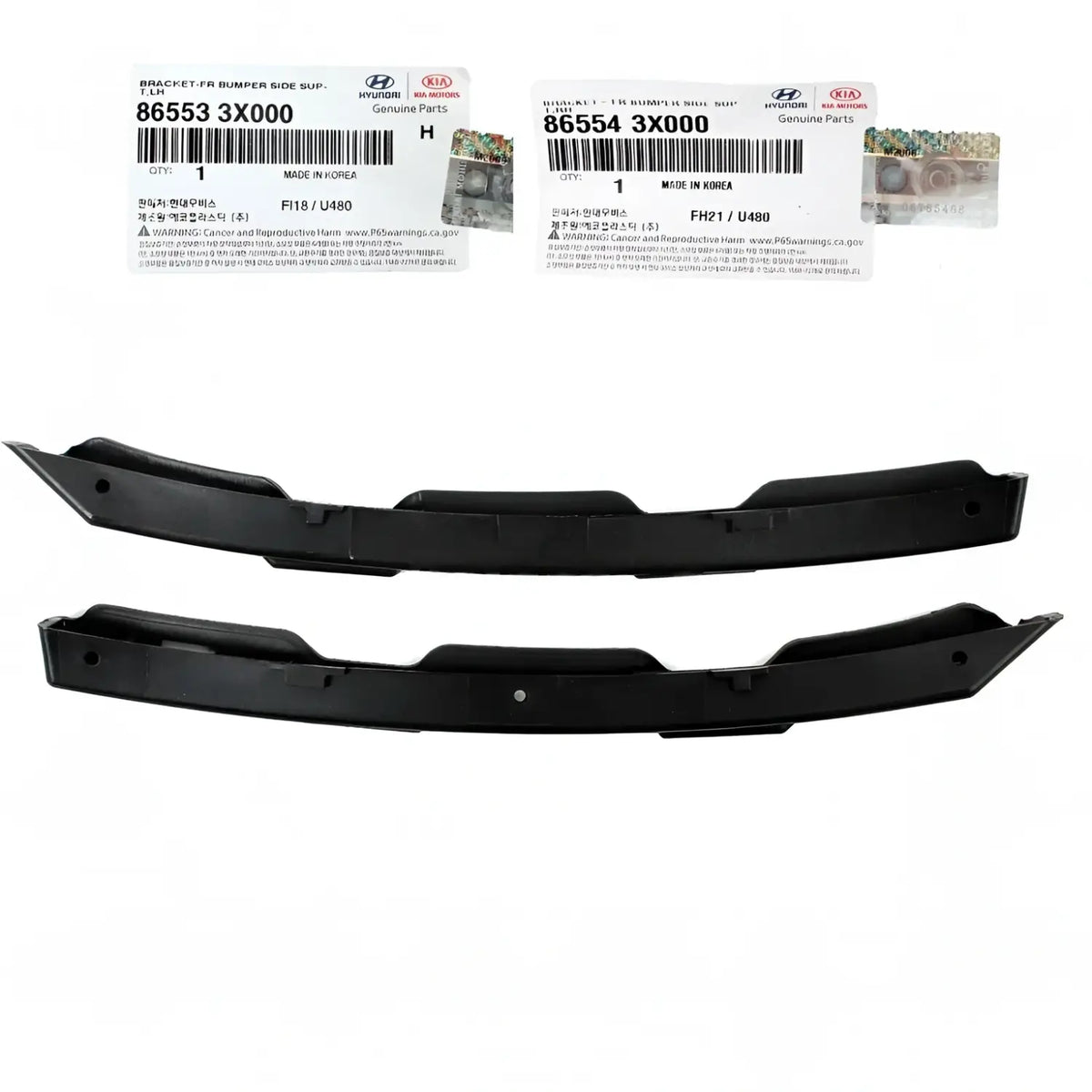Genuine Front Bumper Bracket Left Right 2EA For Hyundai Elantra Sedan 2011-2016