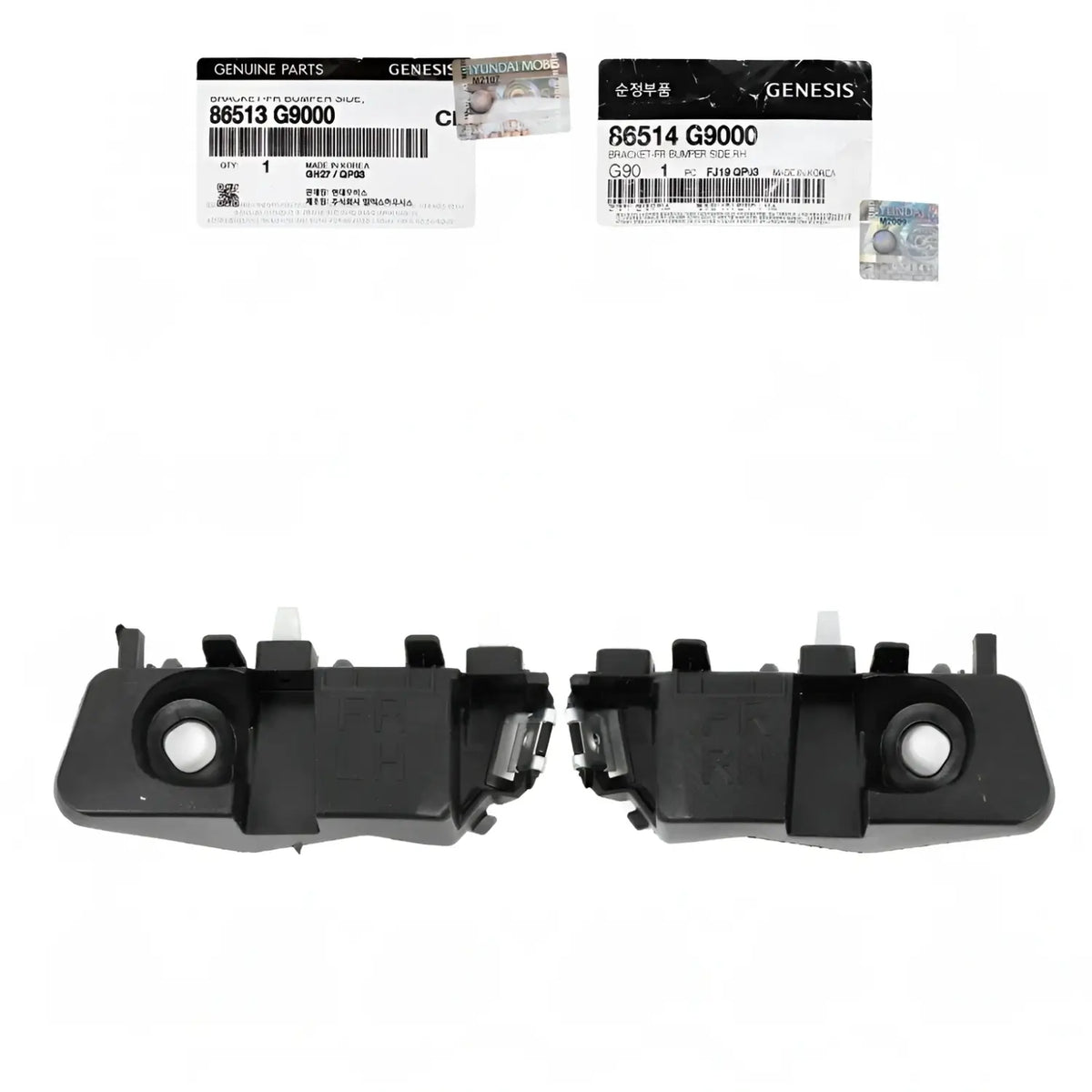 Genuine Front Bumper Bracket Retainer Left Right 2EA For Genesis G70 2019-2021