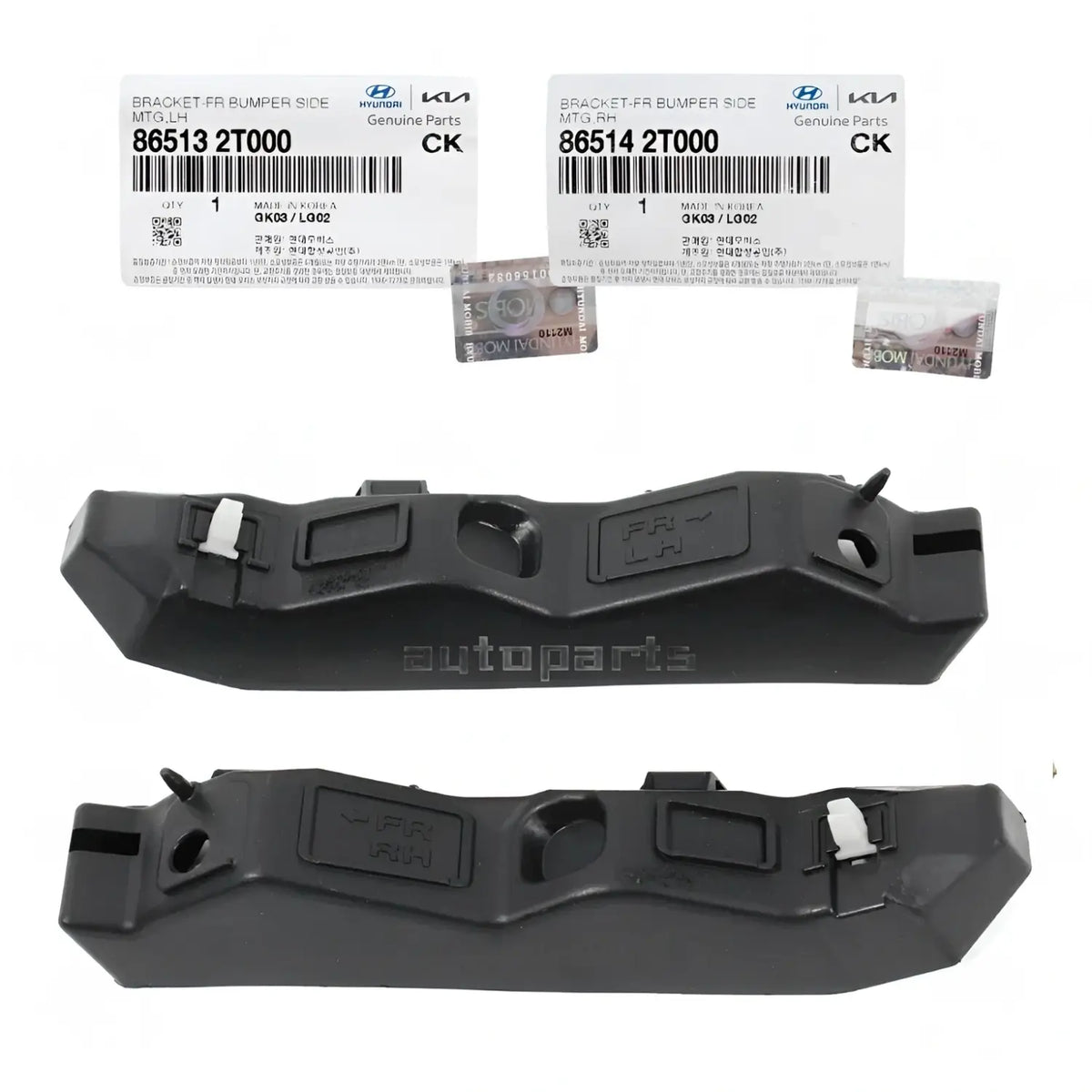 Genuine Front Bumper Brackets Left Right 2EA 1SET For Kia Optima 2011-2013