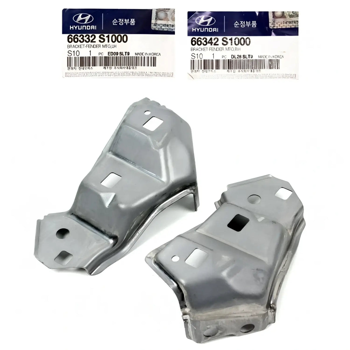 Genuine Front Bumper Fender Bracket Left Right 2EA For Hyundai Santa Fe 2019-2020
