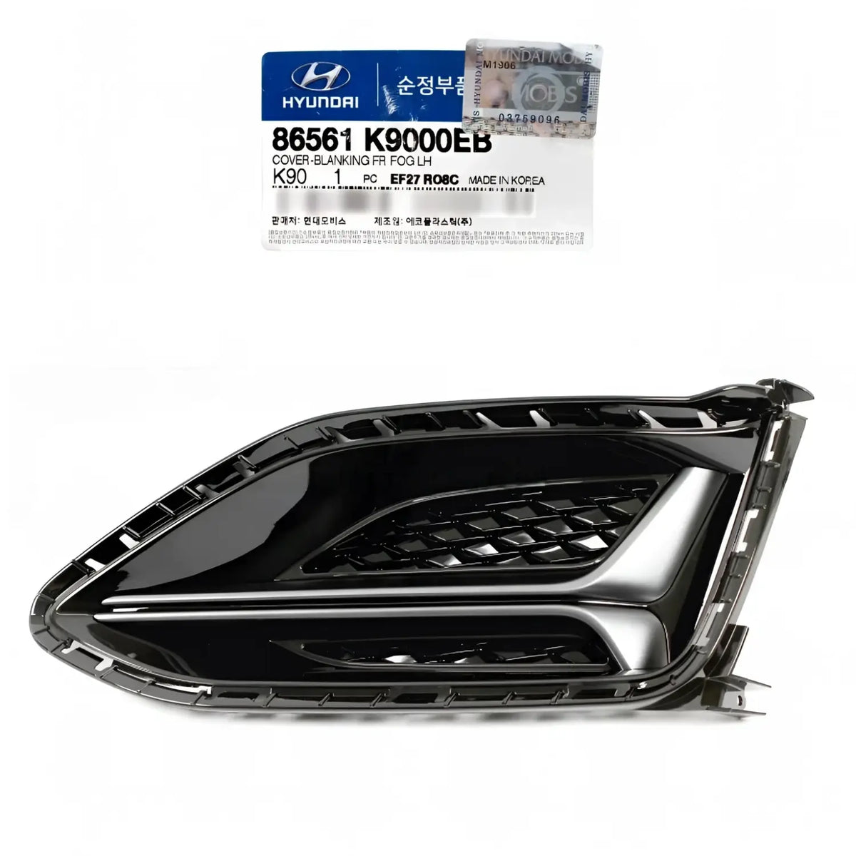Genuine Front Bumper Fog Blanking Cover LEFT For Hyundai Veloster N 2019-2022
