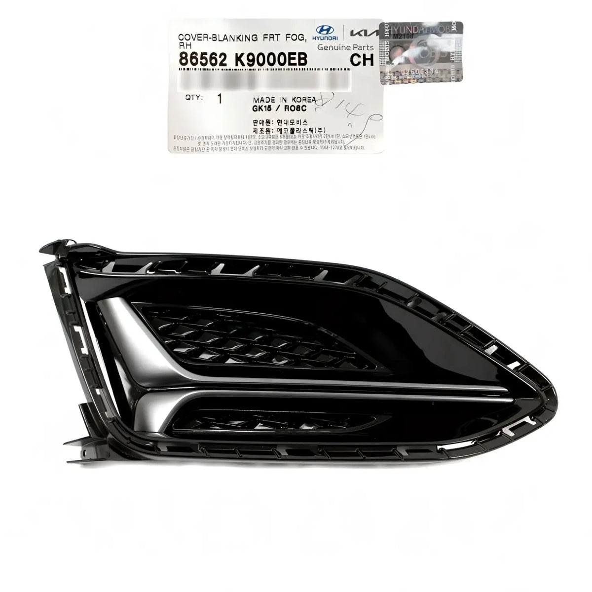 Genuine Front Bumper Fog Blanking Cover Right For Hyundai Veloster N 2019-2022