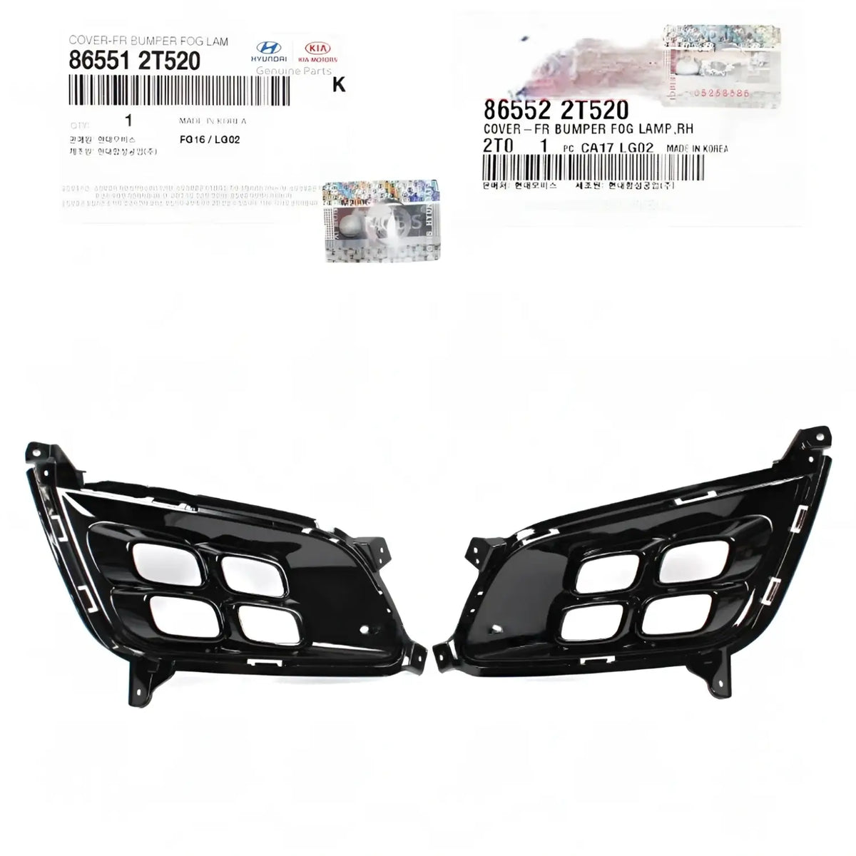 Genuine Front Bumper Fog Light Cover Left Right 2EA For Kia Optima 2014-2015