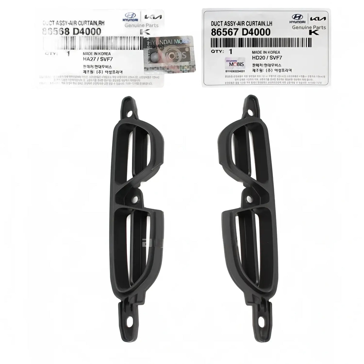 Genuine Front Bumper Grille Trim Plate Left Right 2ea For Kia Optima LX EX 16-18