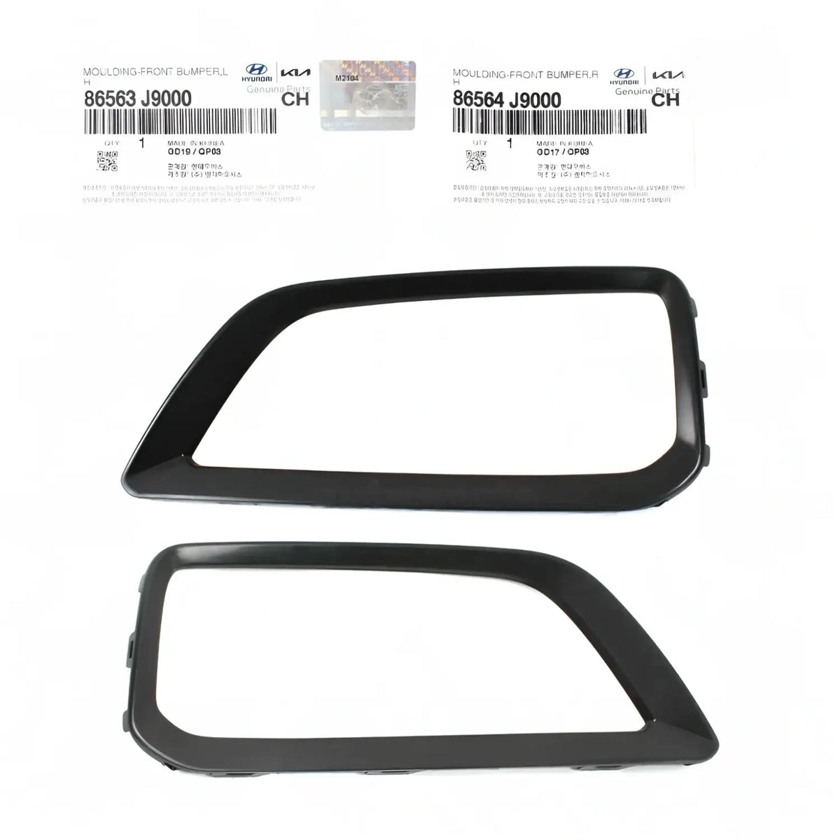Genuine Front Bumper Lamp Molding Left Right 2EA For Hyundai Kona 2018-2021
