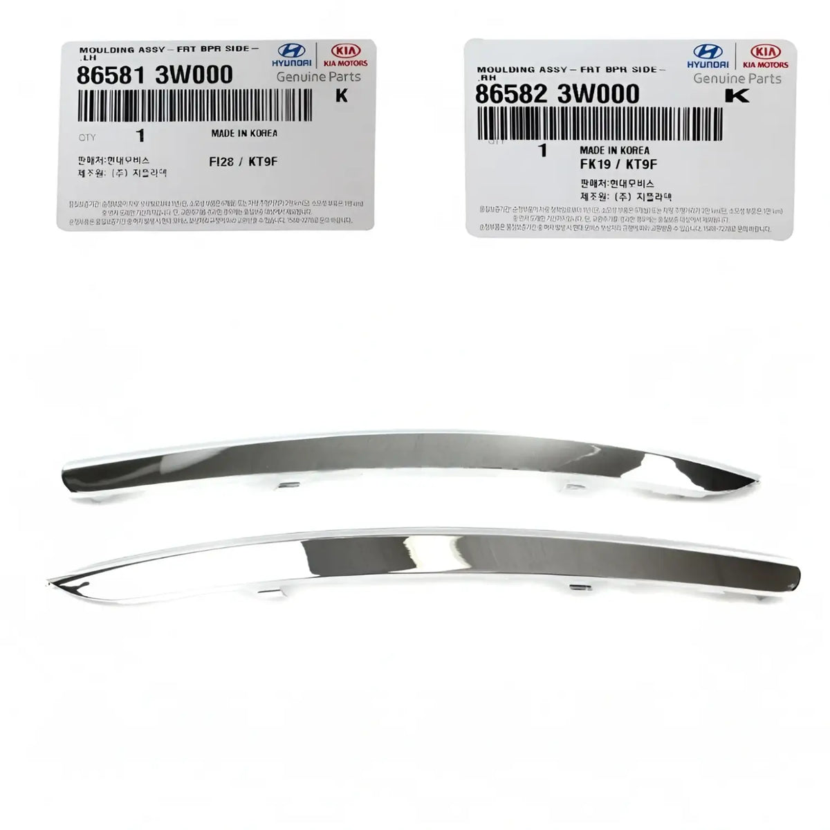Genuine Front Bumper Molding Outer Trim Strip Left Right For Kia Sportage 11-16