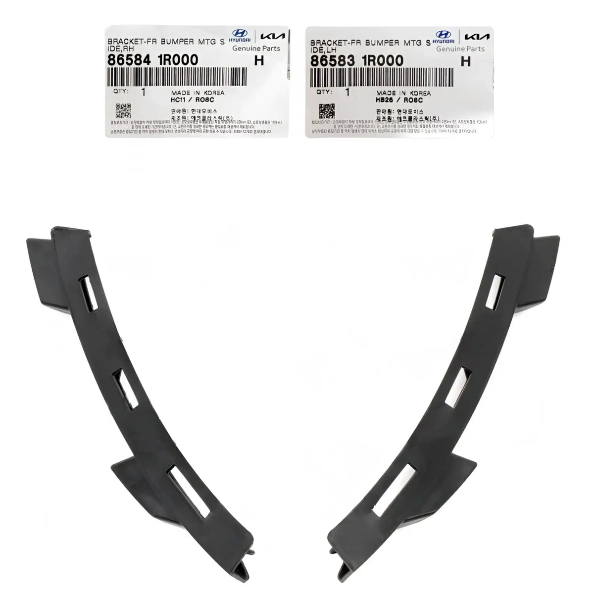 Genuine Front Bumper Side Bracket Left Right 2EA For Hyundai Accent 2012-2017