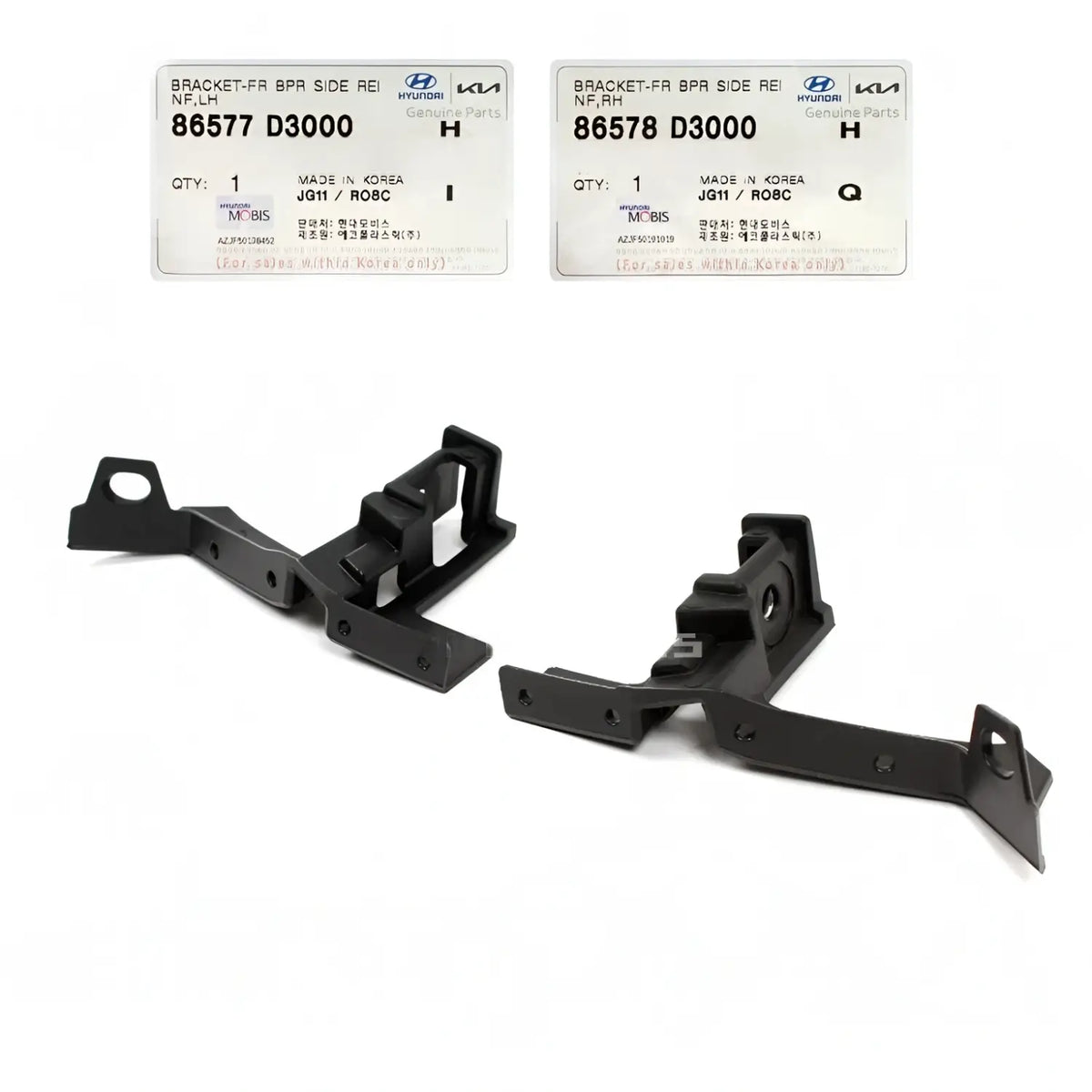 Genuine Front Bumper Side Bracket Left Right 2EA For Hyundai Tucson 2016-2018