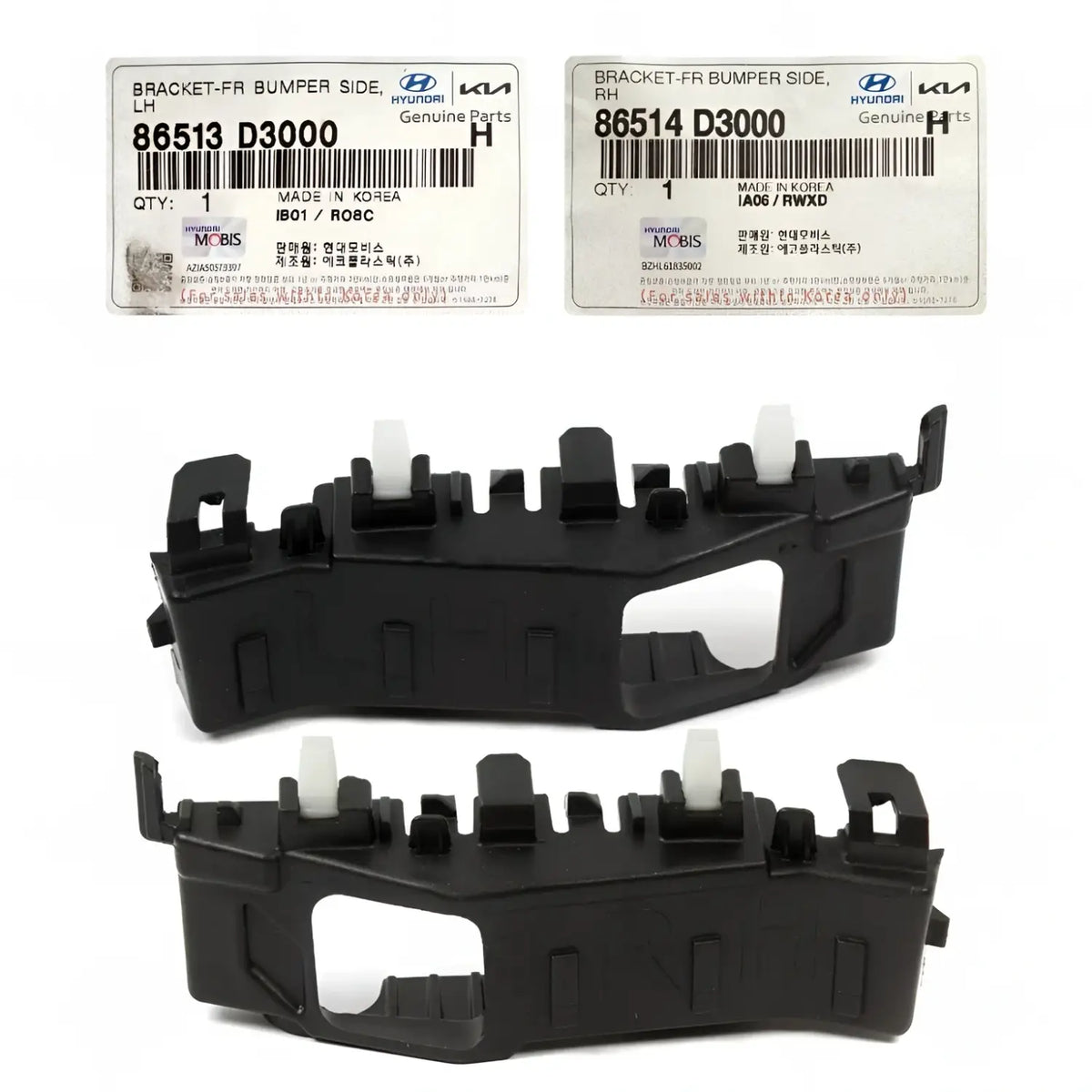 Genuine Front Bumper Side Bracket Left Right 2EA For Hyundai Tucson 2016-2021