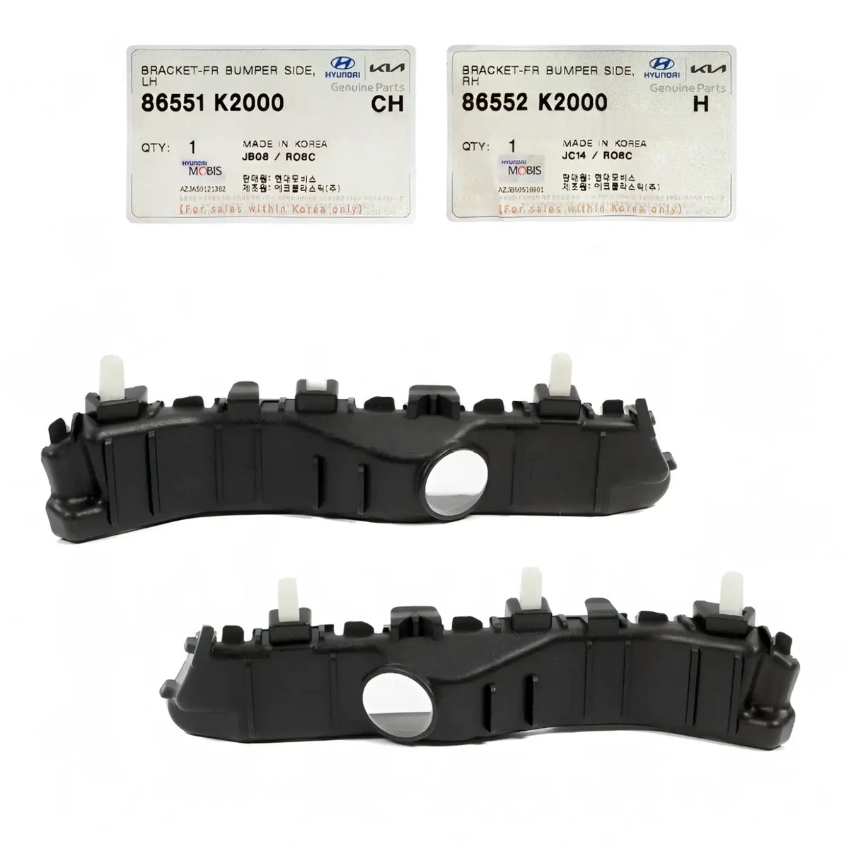 Genuine Front Bumper Side Brackets Left Right 2ea For Hyundai Venue 2020-2024