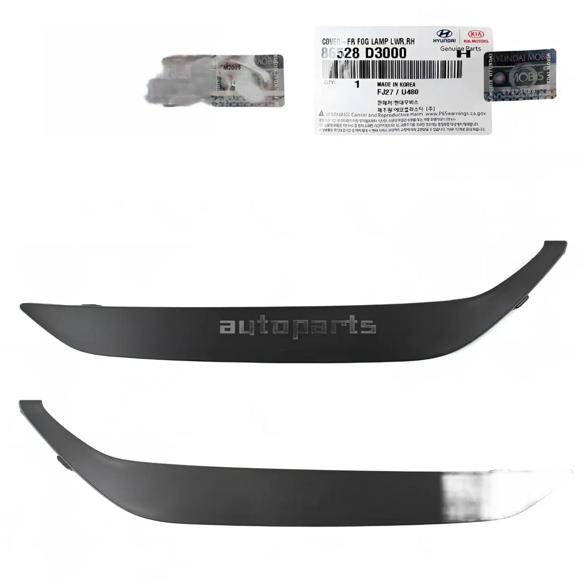 Genuine Front Bumper Trim Molding Left Right 2EA For Hyundai Tucson 2016-2018