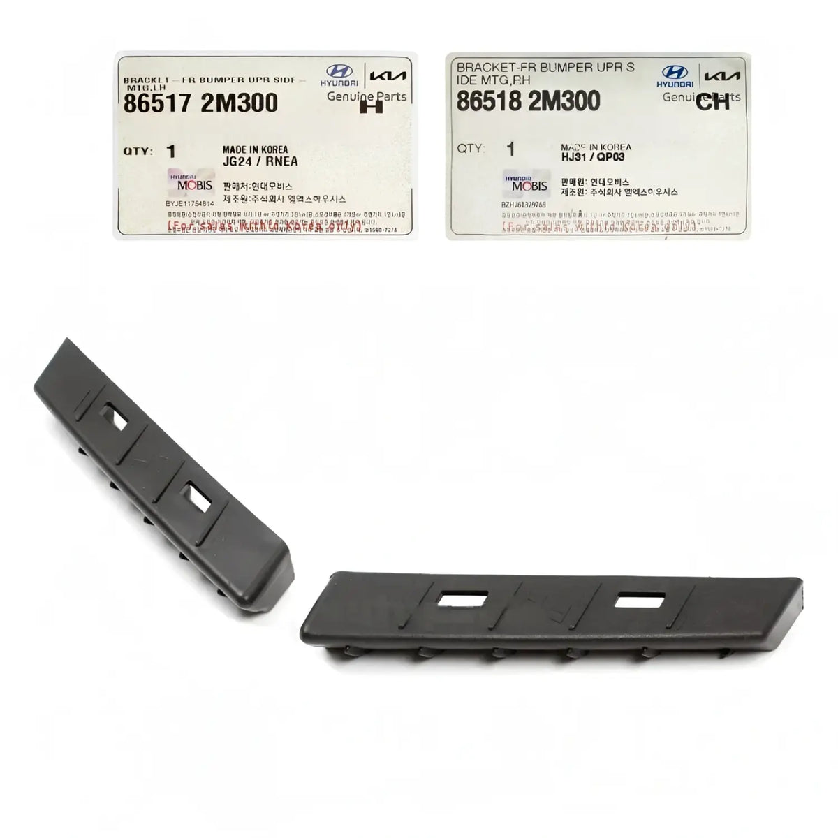 Genuine Front Bumper Upper Bracket Left Right 2EA For Genesis Coupe 2013-2016