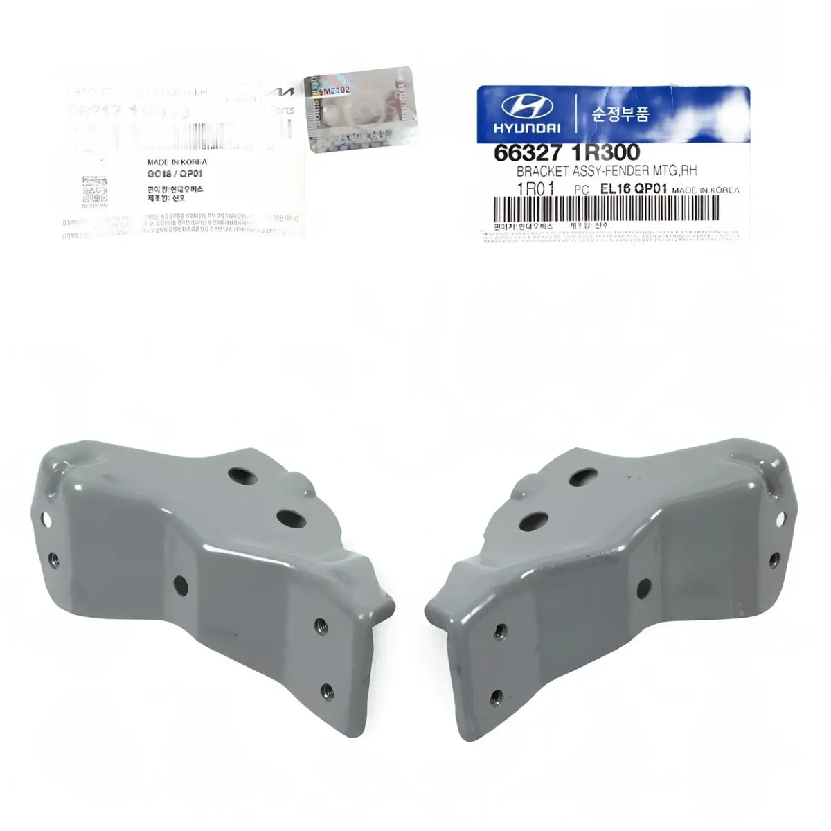 Genuine Front Fender Bracket Left Right 2EA 1SET For Hyundai Accent 2012-2017