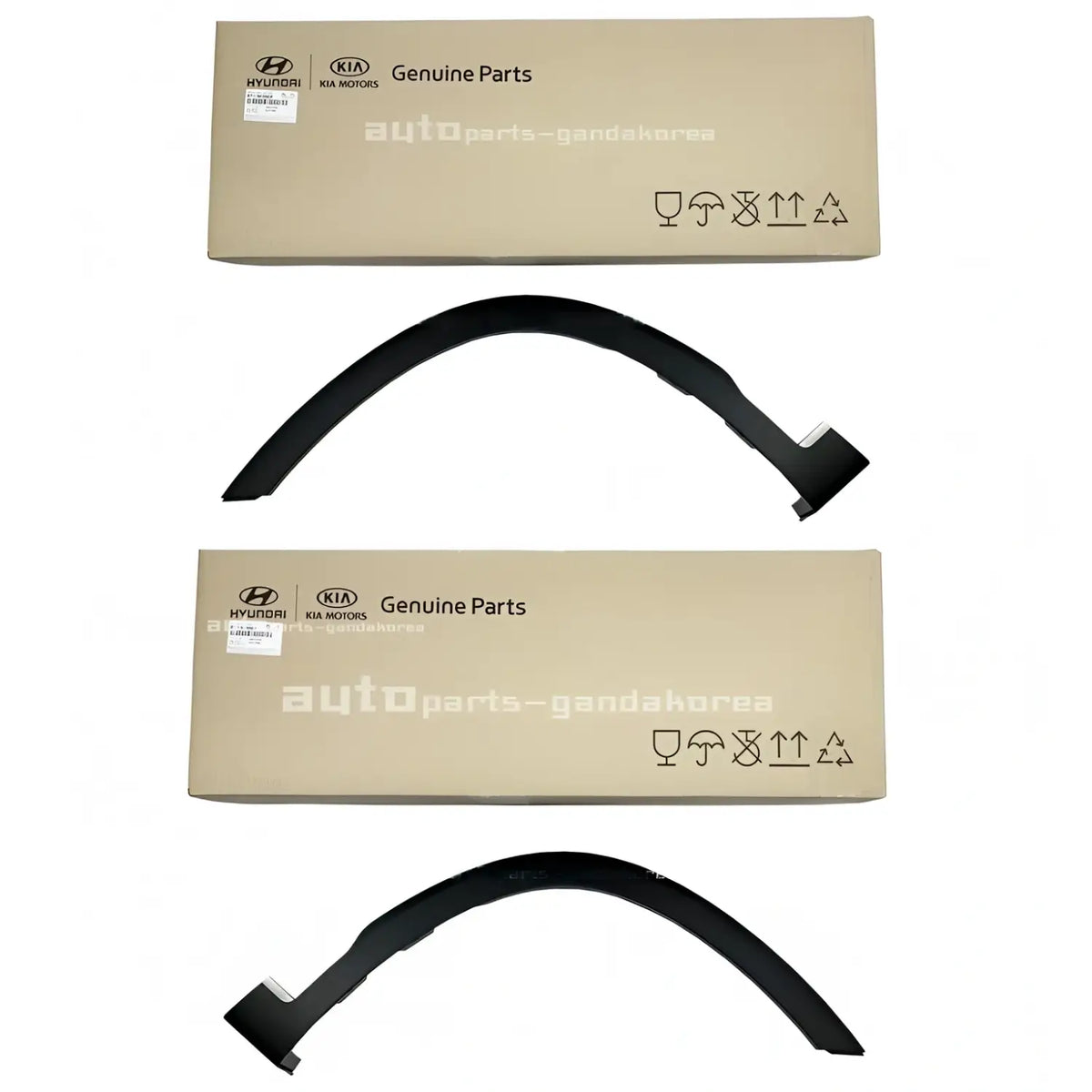 Genuine Front Fender Molding Wheel Garnish Left Right 2EA For Palisade 2020-2022