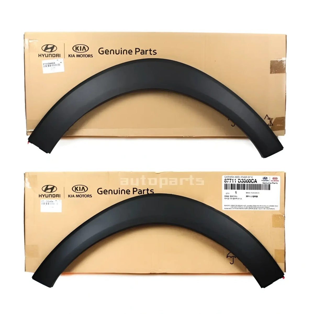 Genuine Front Fender Wheel Molding Left Right 2EA For Hyundai Tucson 2016-2021
