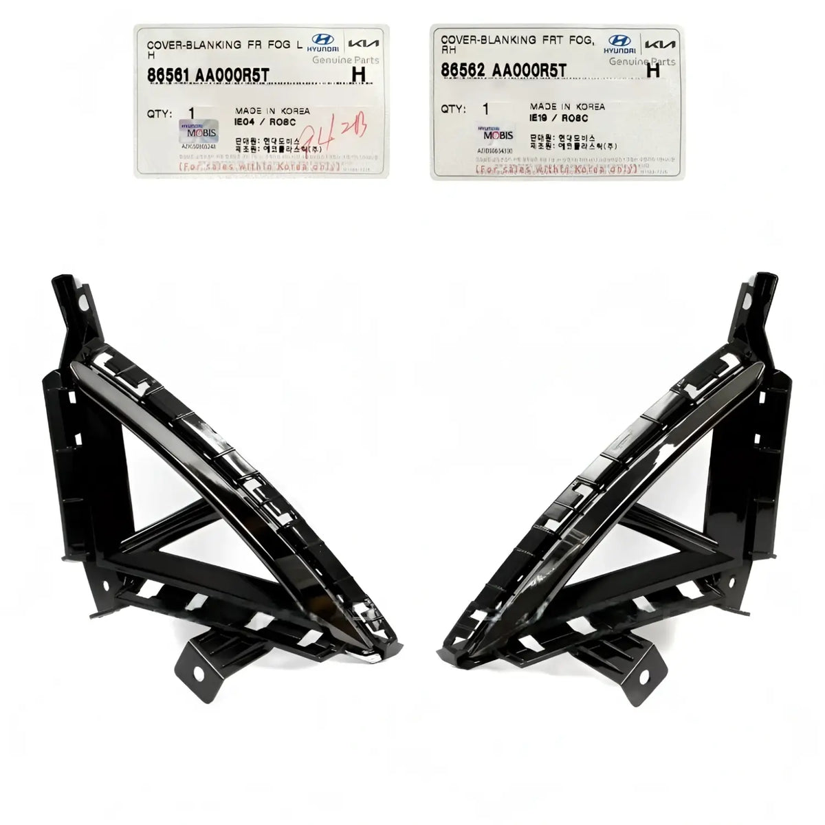 Genuine Front Fog Blank Cover Left Right 2EA For Hyundai Elantra 2021-2023