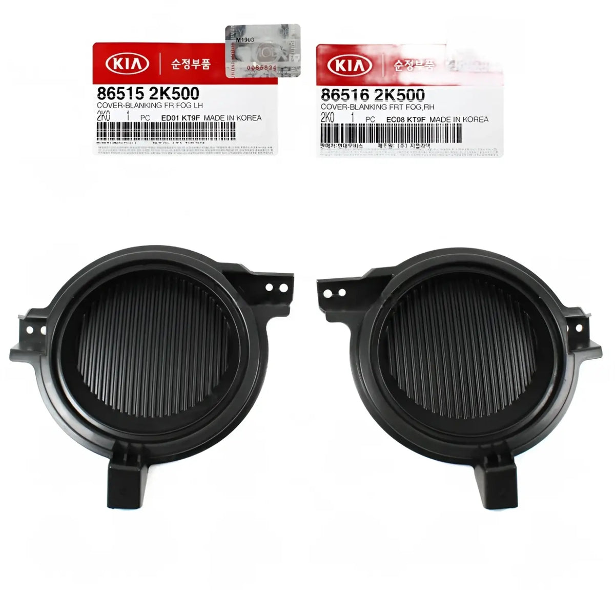 Genuine Front Fog Cover Blanking Left Right 2EA For Kia Soul 2012-2013