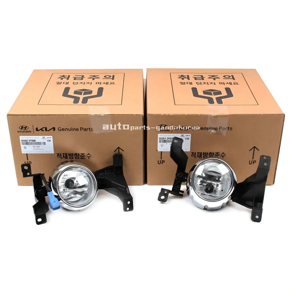 Genuine Front Fog Light Lamp Left LH Right RH 2EA-1SET For Kia Sorento 2009-2011