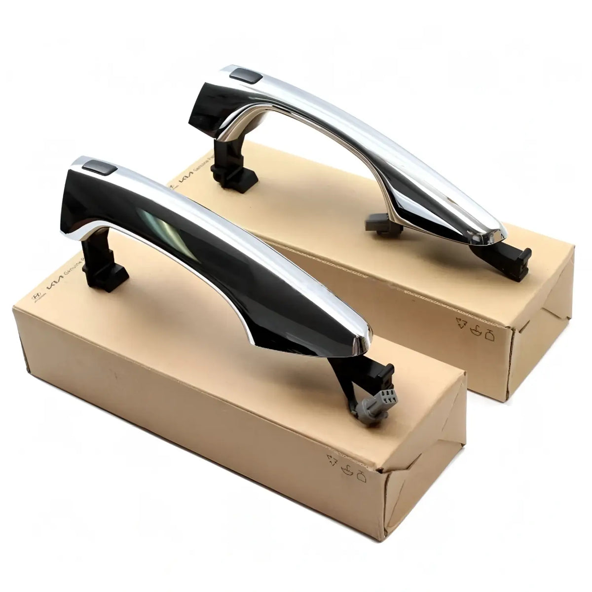 Genuine Front Outside Door Handle Left Right 2EA For Hyundai Santa Fe 2013-2019