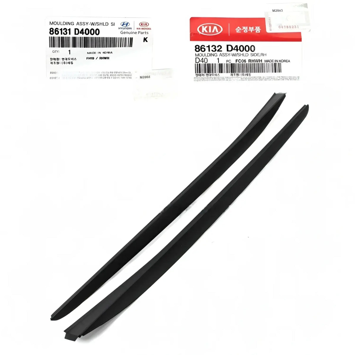 Genuine Front Windshield Pillar Molding Left Right 2EA For Kia Optima 2016-2020