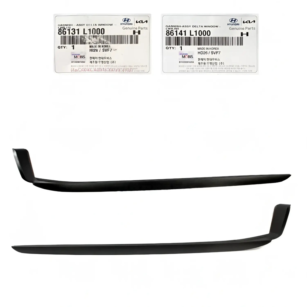 Genuine Front Windshield Pillar Outer Molding LH RH For Hyundai Sonata 2020-2022