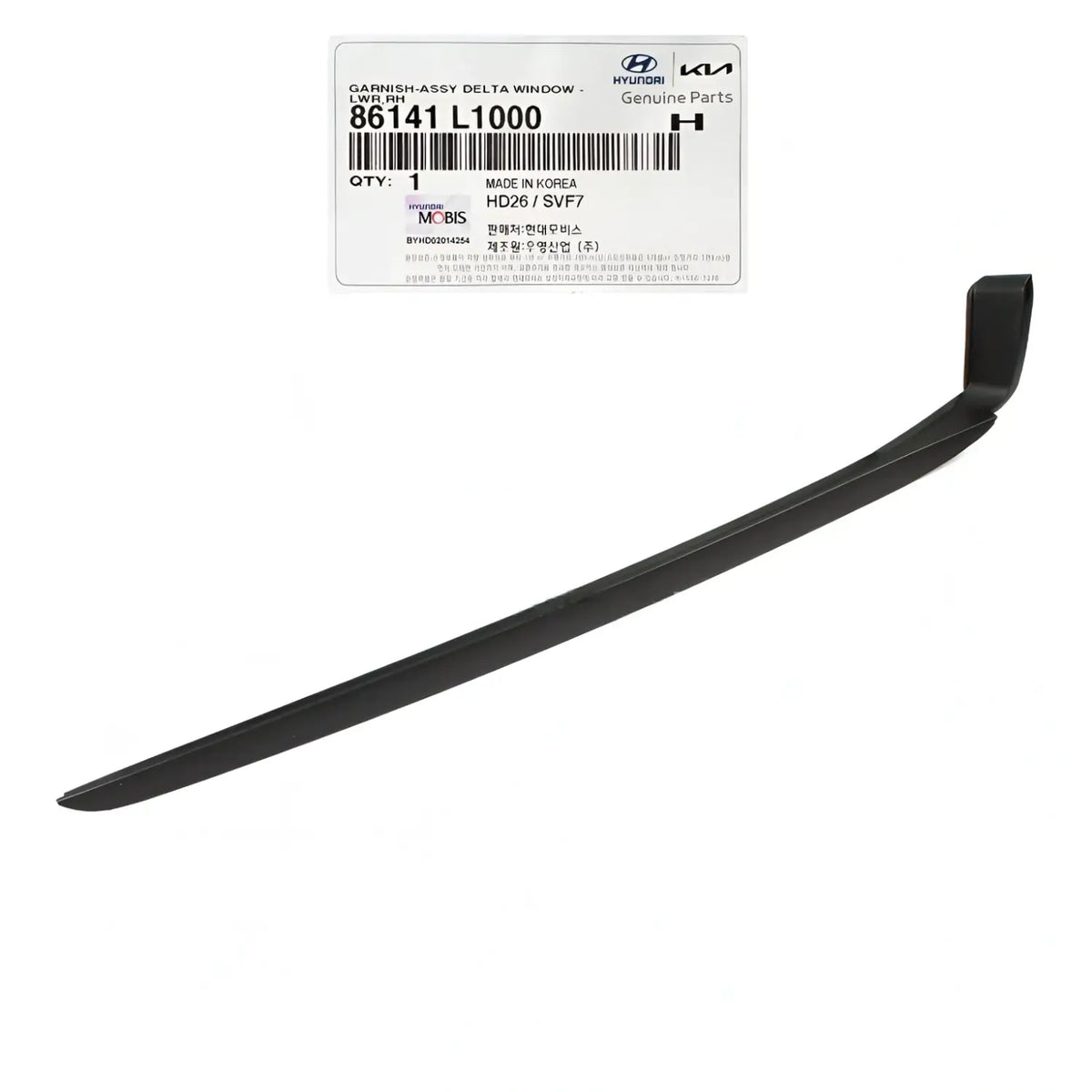 Genuine Front Windshield Pillar Outer Molding Right For Hyundai Sonata 2020-2022