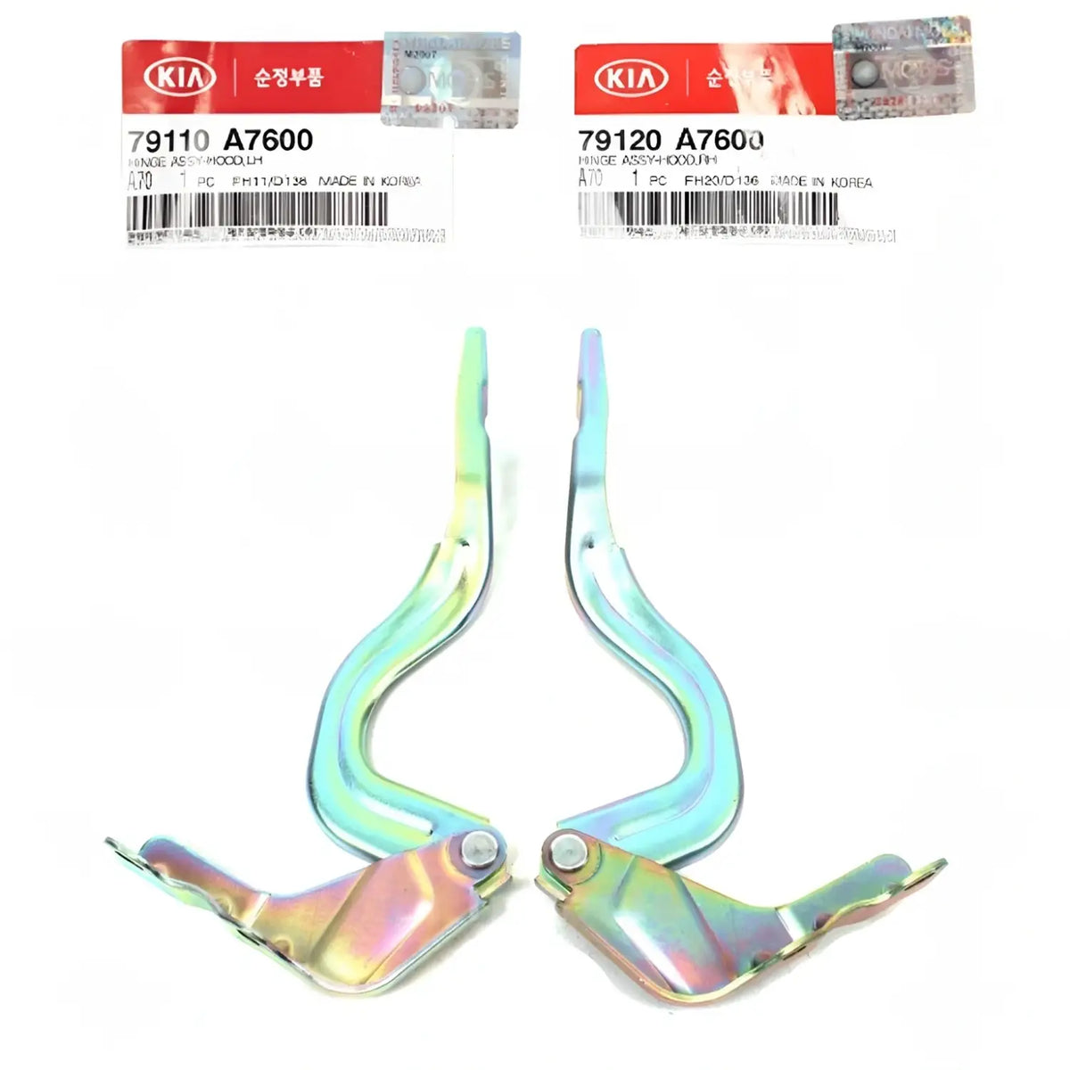 Genuine Hood Hinge Left Right 2EA For Kia Forte Forte5 Forte Koup 2014-2018