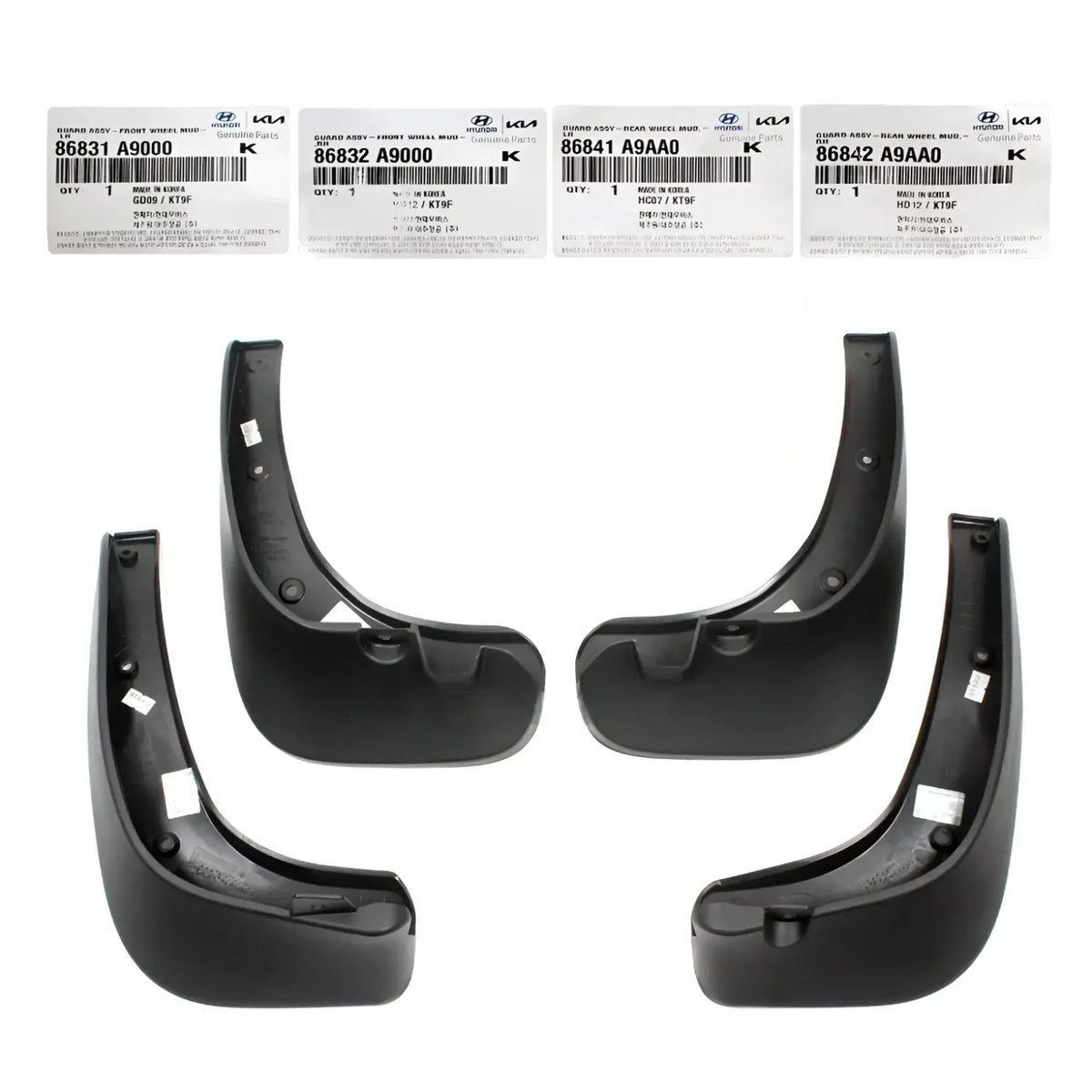 Genuine Mud Guards Flaps Splash Shield Front Rear Left Right For Sedona 2019-2021