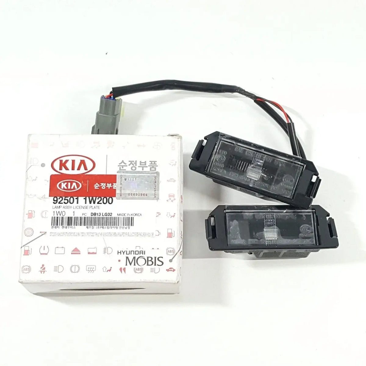 Genuine OEM 925011W200 License plate Modules Lamp Assy For Kia RIO 2012-2017