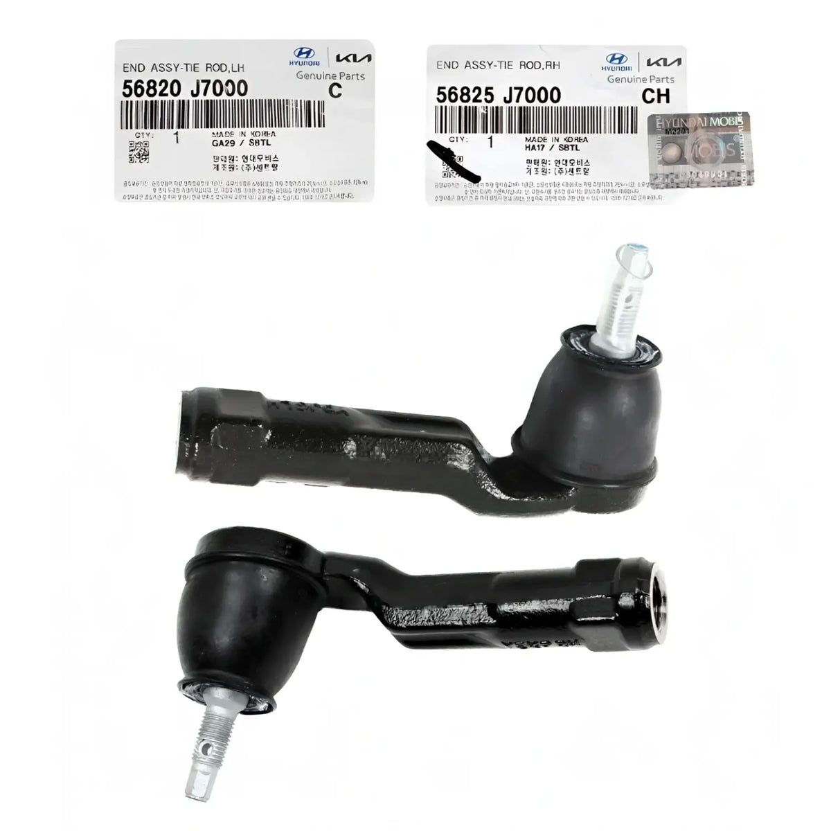 Genuine Outer Tie Rod End Left & Right 2PCS For Elantra Kona Forte 2016-2020