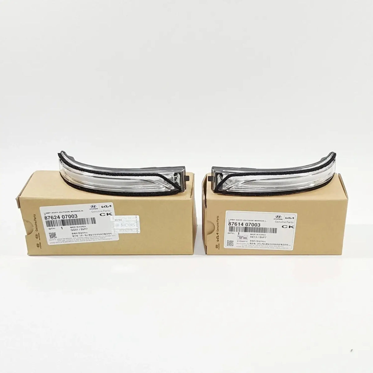 Genuine Outside Mirror Turn Signal Lamp Left Right 2EA For Kia Picanto 2011-2016