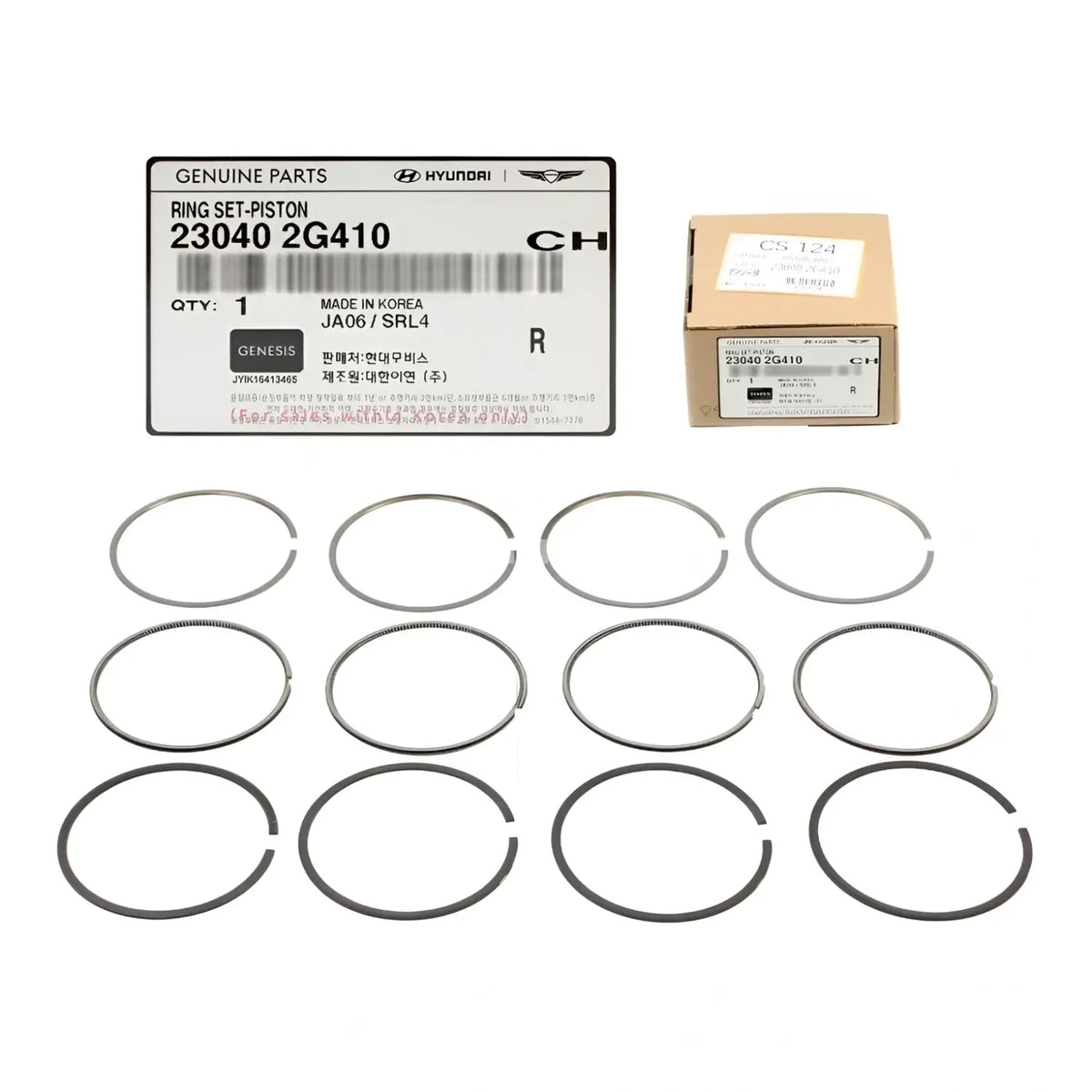 Genuine Piston Rings For Optima Sorento Sportage Stinger 2.0L Turbo 2016-2022